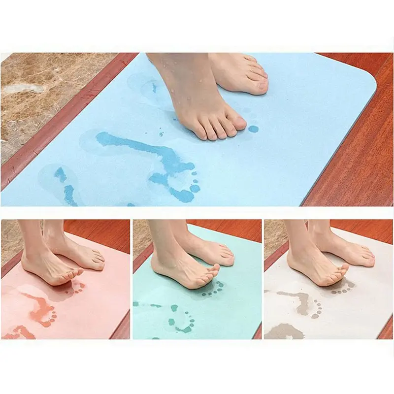 Natural Diatomaceous Earth Absorbent Pad Diatom Mud Floor Mat Bathroom Mat Bathroom Kitchen Door Mat