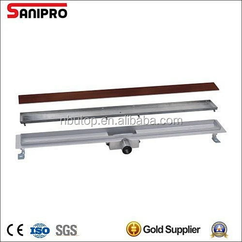 Sanipro hot sale smart stainless steel shower trench floor drain cover