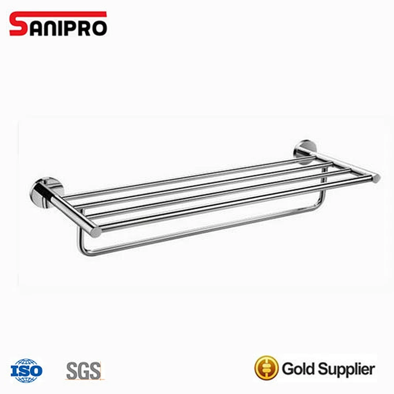 Bathroom accessories alloy towel bar chrome best price double towel bar
