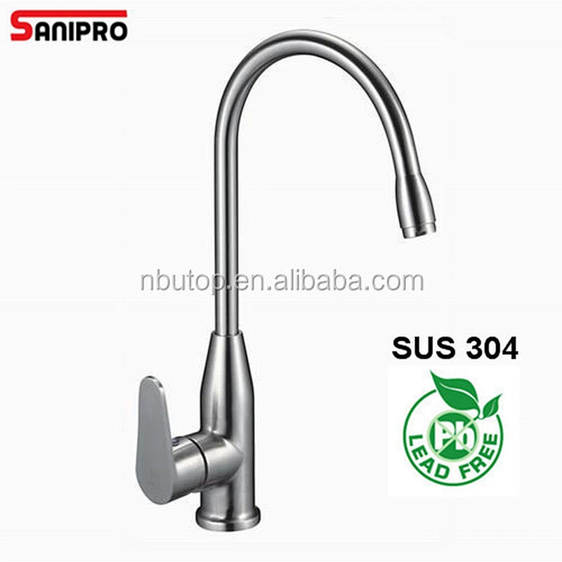 Lead free stainless steel faucet