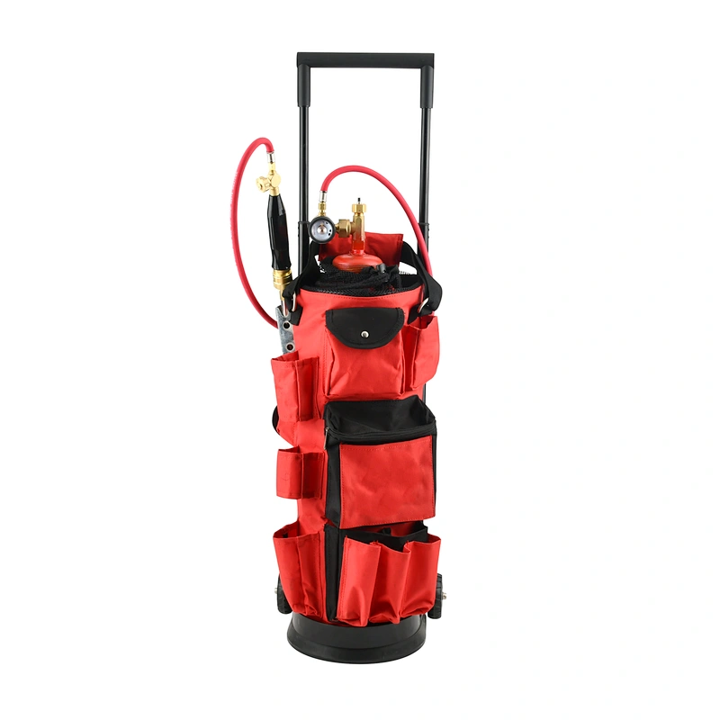 Uweld Tool Trolley Bag Roller Tote features durable wheels set