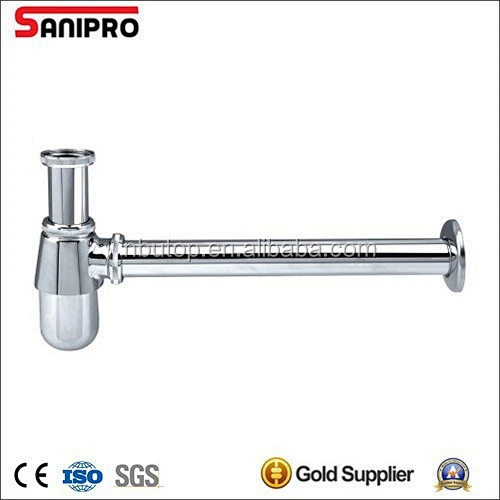 1 1/4'' Heavy duty brass bottle trap for basin drainage