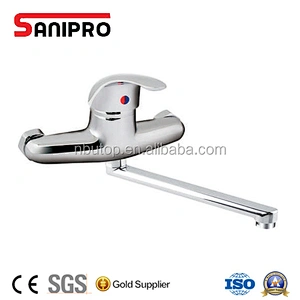 SANIPRO modern design sink faucet with long outlet single handle