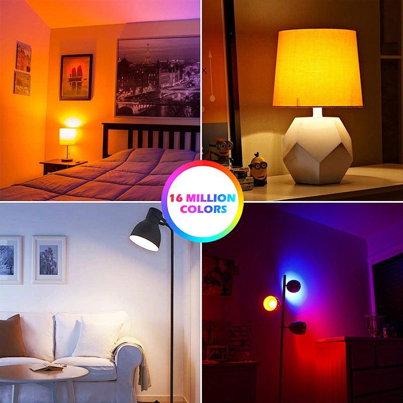 CAMPFIRE B22 E27 Dimmable Timer Function Rgbw/Ww/Cw 9W 15W Wifi Led Light Smart Bulb With Alexa/Google Home