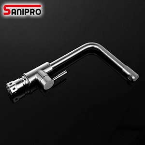 SANIPRO Cold &Hot Kitchen Faucet SUS304 Kitchen Mixer Tap banheiro torneira Water Mixer