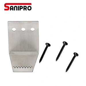 Touchless Hands Free Foot Door Pull Opener Bracket stainless steel door pull handle Office Business Bathroom