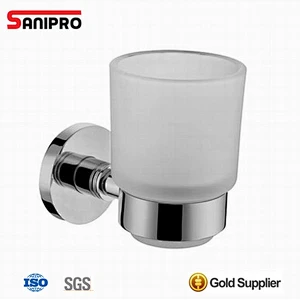 Wall hung toothbrush holder
