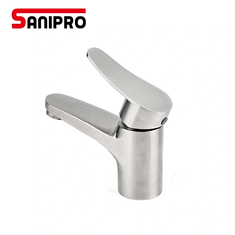 SANIPRO Basin Faucet Tap Single Handle Sink Faucet Cold and Hot Basin Mixer Water Bathroom Waterfall Faucet