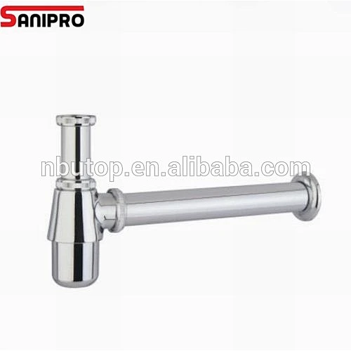 1 1/4'' 330mm Height Brass Siphon Drain bottle trap for wash basin