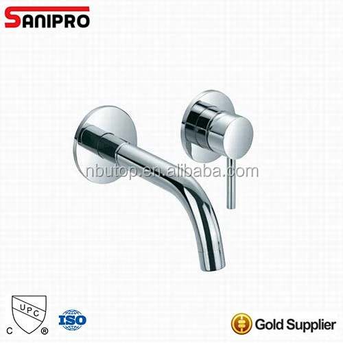 Sanipro high level brass chrome plated faucet for the bathroom