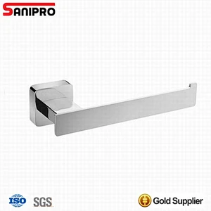 Brushed nickel wall mounted paper towel holder