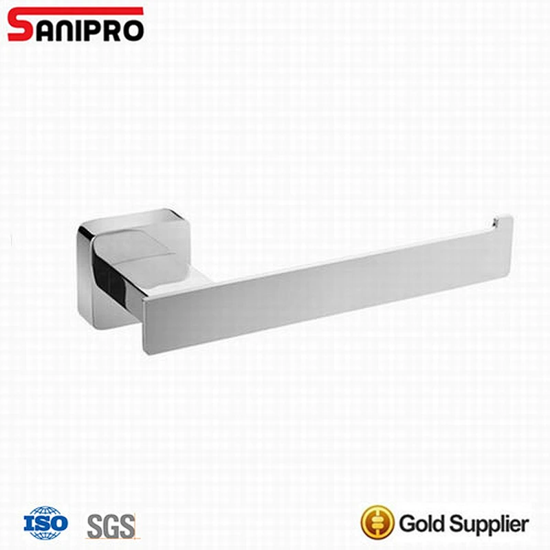 Brushed nickel wall mounted paper towel holder