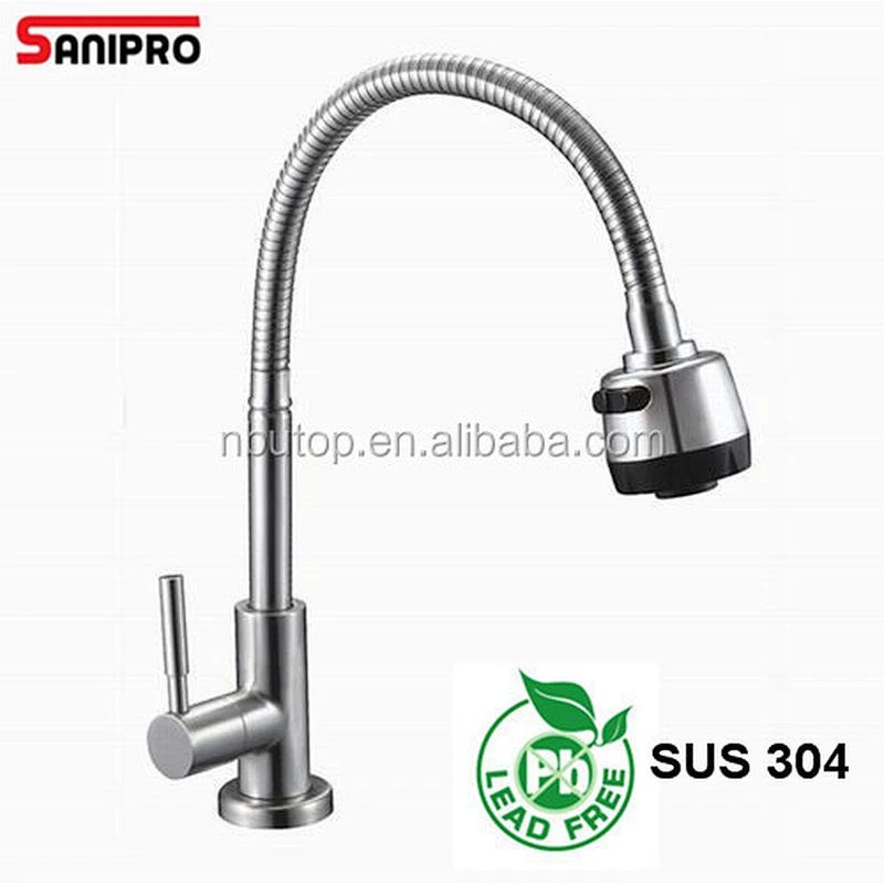 High quality cold water stainless steel taps