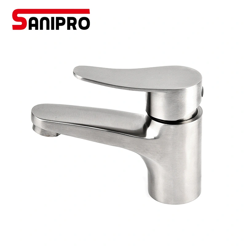 SANIPRO Basin Faucet Tap Single Handle Sink Faucet Cold and Hot Basin Mixer Water Bathroom Waterfall Faucet