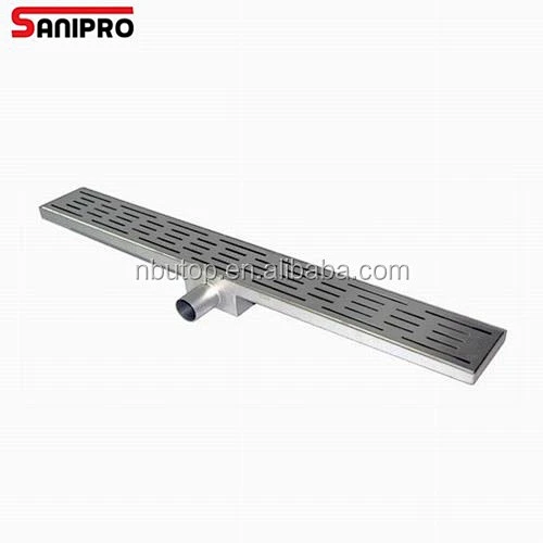Outlet 40/50mm stainless steel shower Linear floor drain