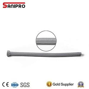 Plastic flexible kitchen sink drain pipe for bathtub