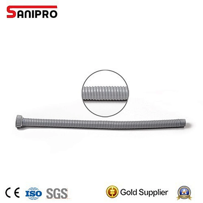 Plastic flexible kitchen sink drain pipe for bathtub