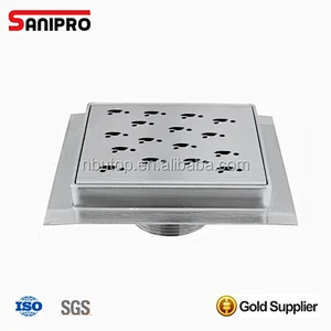 Bathroom accessories chrome stainless floor drainer