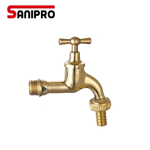 SANIPRO wachine machine water tap PN16 / 200Psi Brass Bibcock with None leakage