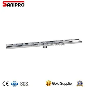 Hot sale smart stainless steel linear drain with LED light
