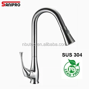 2015 Sanipro home stainless steel pull out sink faucet