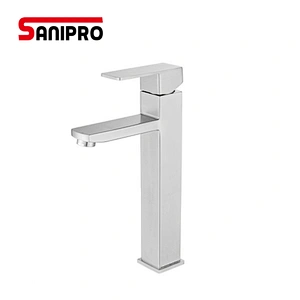 Luxury stainless steel 304 or brushed hot and cold water kitchen sink faucet