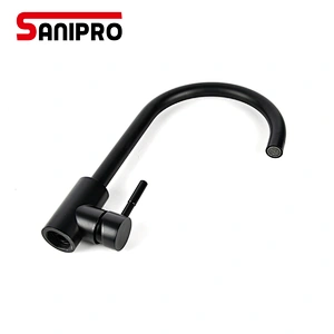 SANIPRO Matte Black Kitchen Faucet Hot And Cold Water Mixer Faucet For Kitchen Water Faucet Brushed Nickle Kitchen Taps