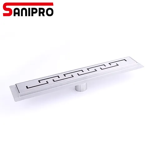 Watermark Australia Shower Linear Floor Drain Vertival Outlet with flange