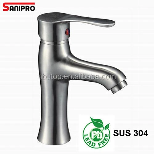 Sanipro single handle stainless steel water mixer