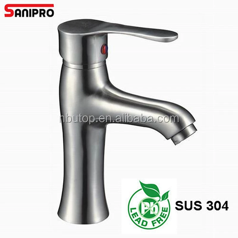 Sanipro single handle stainless steel water mixer