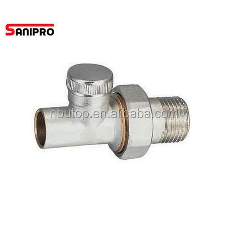Sanipro Straight Type Brass Thermostatic Radiator Valves