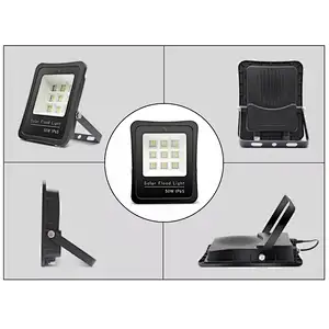 Solar Garden Light Ip65 Waterproof 50W 100W 200W 300W 400W 500W Outdoor Solar Powered Led Flood Garden Light