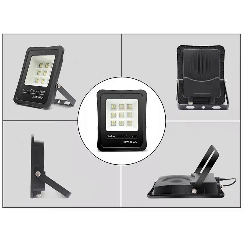 Solar Garden Light Ip65 Waterproof 50W 100W 200W 300W 400W 500W Outdoor Solar Powered Led Flood Garden Light