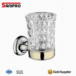 Wall hung toothbrush holder