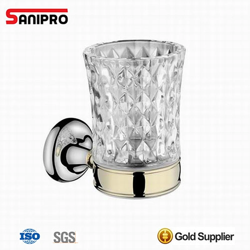 Wall hung toothbrush holder