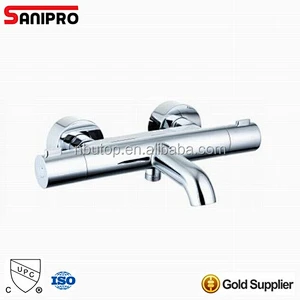 Sanipro thermostatic water bath shower faucet with UPC certificate
