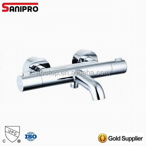 Sanipro thermostatic water bath shower faucet with UPC certificate