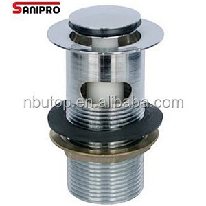 1 1/4'' Brass pop up waste with overflow