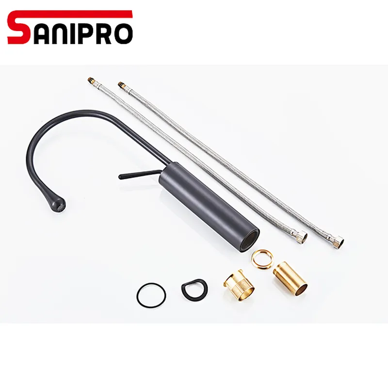 SaniproWater drop shaped stainless steel 304 painted kitchen faucet