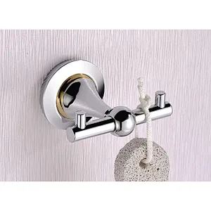 Bathrobe towel hooks chrome for bathroom doors