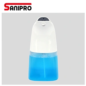SANIPRO Electric Automatic Foaming Soap Dispenser Touchless Battery Operated Adjustable Soap Dispenser for Bathroom Kitchen