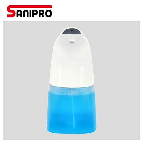 SANIPRO Electric Automatic Foaming Soap Dispenser Touchless Battery Operated Adjustable Soap Dispenser for Bathroom Kitchen