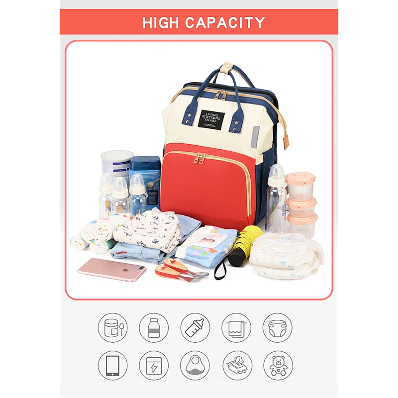 Uweld Wide Open Backpack Diaper Bag
