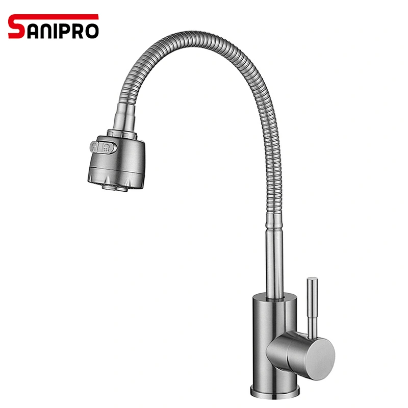 Kitchen faucet 360 degree hose faucet stainless steel kitchen sink facuet
