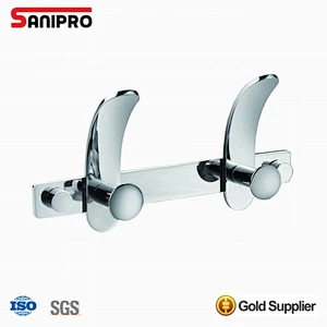 Contemporary bathroom shower clothes robe hooks