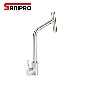 Morden Design Kitchen Faucet Stainless Steel Straight tap