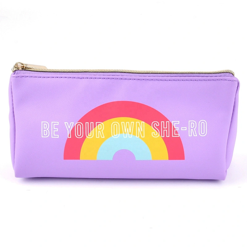 Uweld Rainbow Printing PU Pencil Pouch