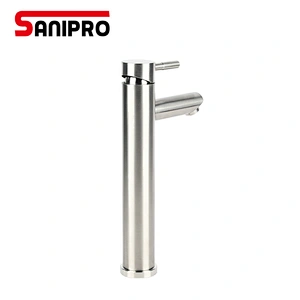 SANIPRO New 304 Stainless Steel Bath Basin Faucet Hot&Cold Water Basin Mixer tap Bathroom Faucets torneiras do banheir