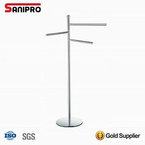 Floor mounted Vertical wall mount paper towel holder with shelf