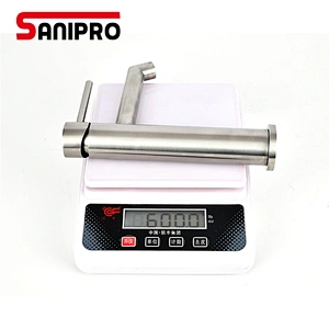 SANIPRO 25mm Cartridge New Square Faucet Stainless Steel Basin Mixer Bathroom Accessories Tap Bathroom Sink Basin Mixer Tap